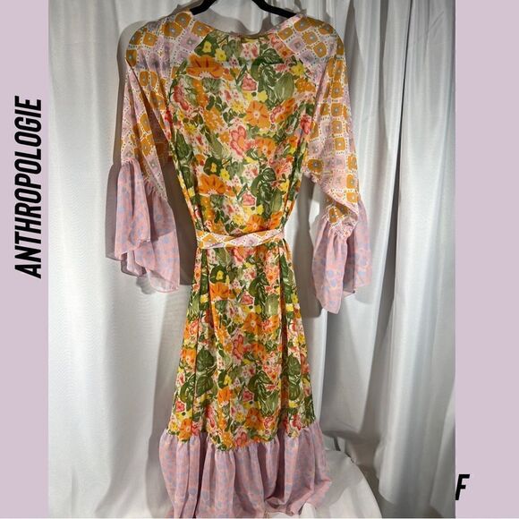 ANTHROPOLOGIE BY ALJA HORVAT DAYLIGHT COVERUP KIMONO NEW SMALL - Picture 5 of 8